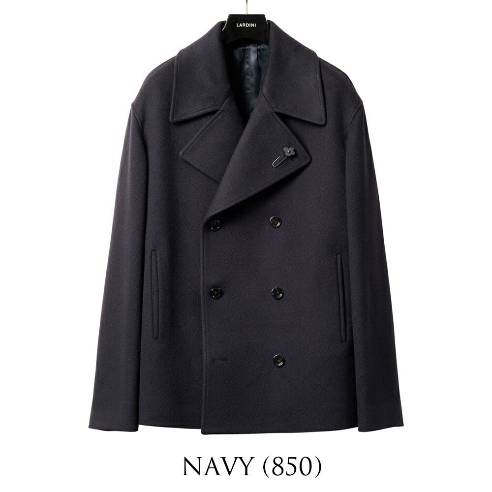 ラルディーニ LARDINI ウールビーバー ショートピーコート AARUIZM-CN65601