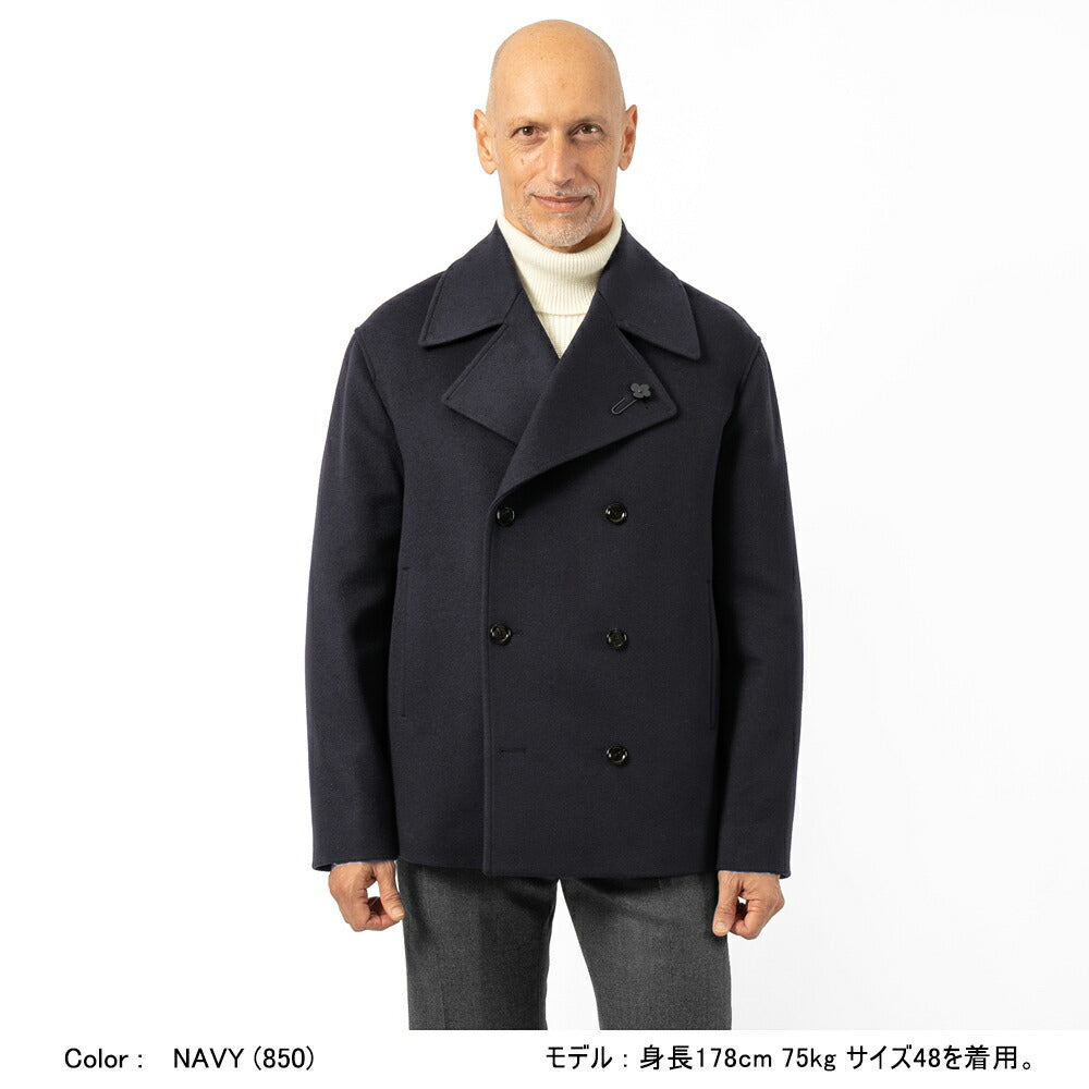 ラルディーニ LARDINI ウールビーバー ショートピーコート AARUIZM-CN65601