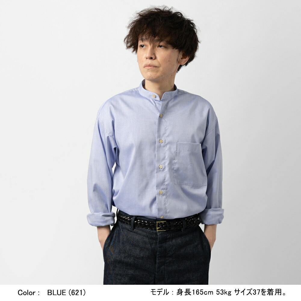 アレッサンドロゲラルディ ALESSANDRO GHERARDI バンドカラーシャツ KORI6 75X3