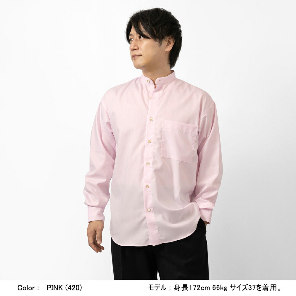 アレッサンドロゲラルディ ALESSANDRO GHERARDI バンドカラーシャツ KORI6 75X3