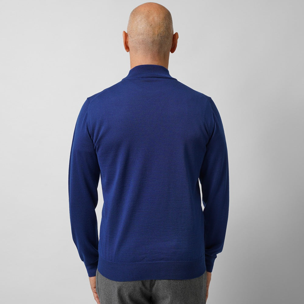 アレッサンドロルッピ ALESSANDRO LUPPI モックネック ハイネック ニット 1222 25AW メンズ ハイゲージ ウールニット エクストラファインメリノウール モックネックニット セーター 長袖 ブルー ブラック ネイビー ホワイト ワイン ブラウン グレー ベージュ