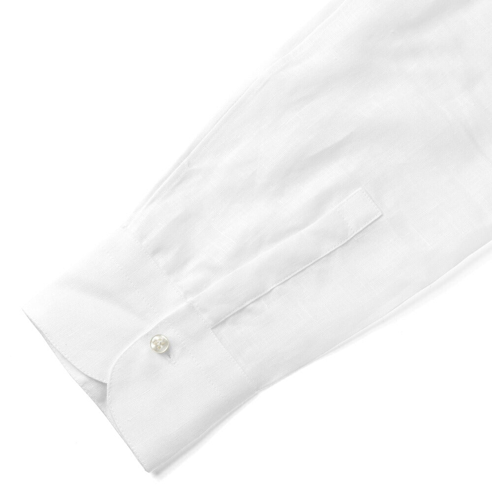 マッシモダウグスト Massimo d'Augusto カプリシャツ リネンシャツ ALAMARI 2014 リネン ホワイト ネイビー ブラック ベージュ ブラウン シャツ イタリア メンズ 長袖 カジュアル 夏 リネン 無地 スキッパー プルオーバー プルオーバーシャツ カプリ カプリ島