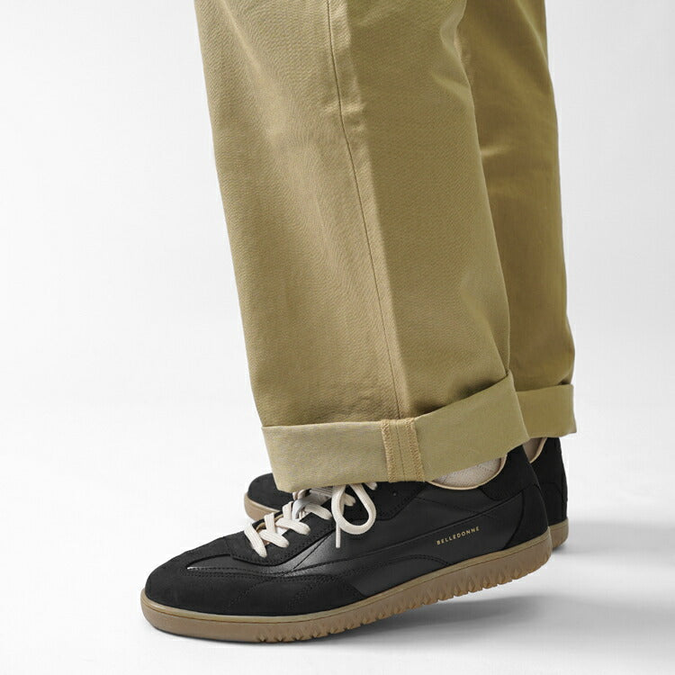 ベルドンヌ BELLEDONNE スニーカー B7 ジャーマントレーナー スエード ブラック BLACK 軽量ソール レザー メンズ スポーツ スニーカー フランス プレミアム ラグスポ シンプル ブランド 本革 革スニーカー 高級スニーカー 黒スニーカー メンズスニーカー インポート