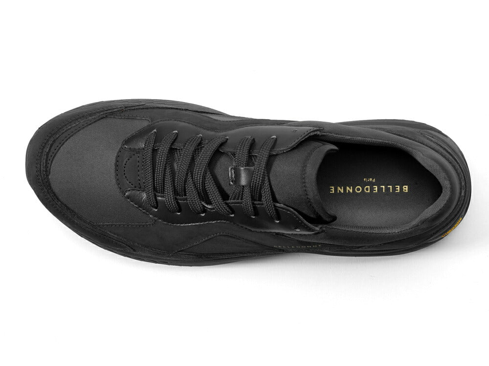 ベルドンヌ BELLEDONNE スニーカー B9トレイルシューズ ブラック BLACK ハイテク ナイロン レザー 本革 ビブラムソール メンズ スニーカー フランス プレミアム ラグスポ シンプル ブランド 本革  高級スニーカー 黒スニーカー メンズスニーカー インポート