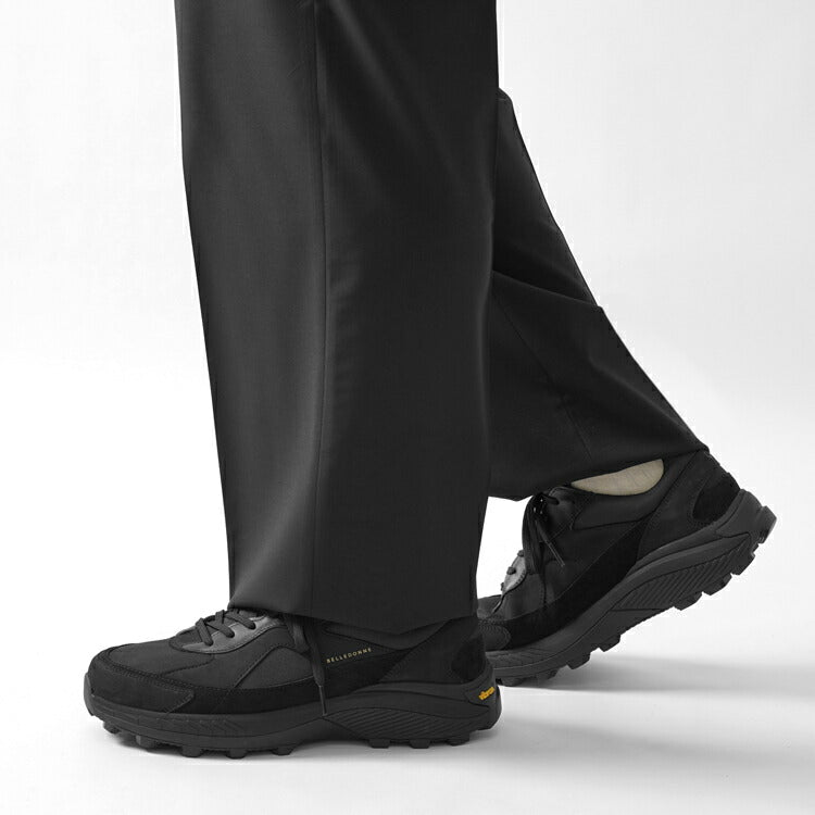ベルドンヌ BELLEDONNE スニーカー B9トレイルシューズ ブラック BLACK ハイテク ナイロン レザー 本革 ビブラムソール メンズ スニーカー フランス プレミアム ラグスポ シンプル ブランド 本革  高級スニーカー 黒スニーカー メンズスニーカー インポート