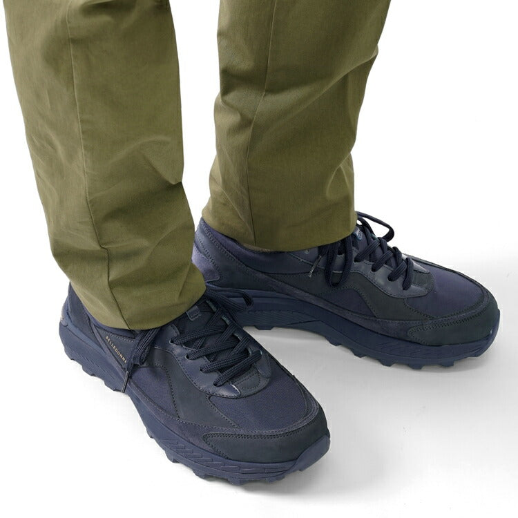 ベルドンヌ BELLEDONNE スニーカー B9 トレイルシューズ ネイビー NAVY ハイテク ナイロン レザー 本革 ビブラムソール メンズ スニーカー フランス プレミアム ラグスポ シンプル ブランド 本革 高級スニーカー メンズスニーカー インポート
