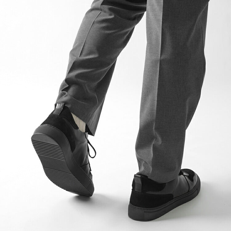 ベルドンヌ BELLEDONNE スニーカー B0 FULL BLACK 軽量ソール レザー スエード ブラック メンズ スポーツ スニーカー フランス プレミアム ラグスポ シンプル ブランド 本革 きれいめ 革スニーカー 高級スニーカー  黒スニーカー メンズスニーカー インポート