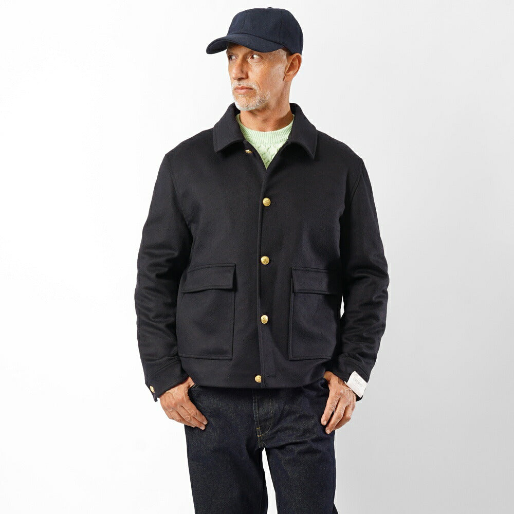 ブレラス BRERAS ブルゾン BELIZE C100 ウール ネイビー ブラック 25AW 25秋冬 ショートブルゾン ジャケット 銀ボタン 金ボタン メンズ ブランド ショート丈 カジュアル 高級 クラシコ イタリア