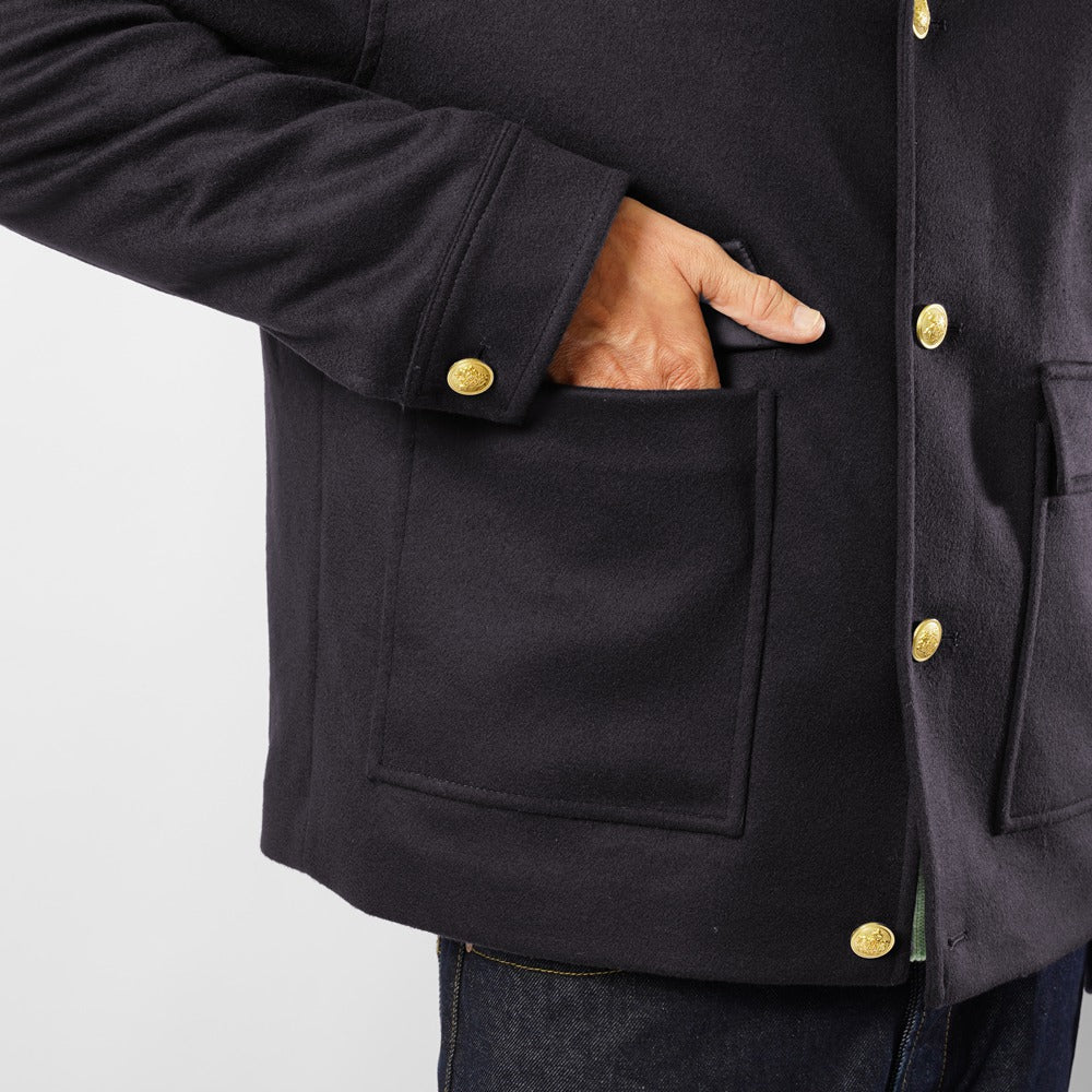 ブレラス BRERAS ブルゾン BELIZE C100 ウール ネイビー ブラック 25AW 25秋冬 ショートブルゾン ジャケット 銀ボタン 金ボタン メンズ ブランド ショート丈 カジュアル 高級 クラシコ イタリア