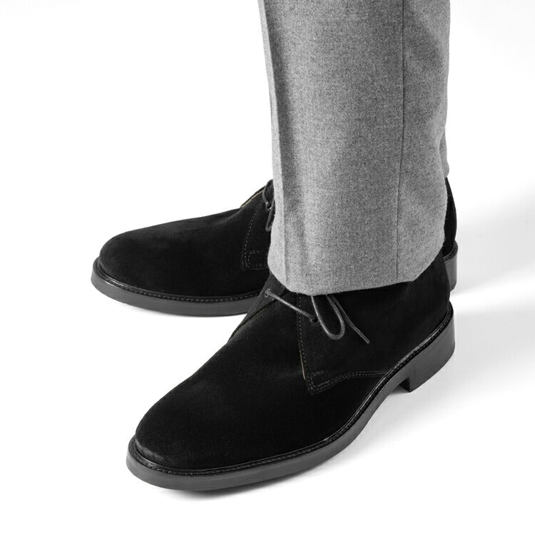【返品不可】ボエモス BOEMOS チャッカブーツ 4011-I23 スエード ブラック BLACK スウェード メンズ ブーツ イタリア 本革 ブランド