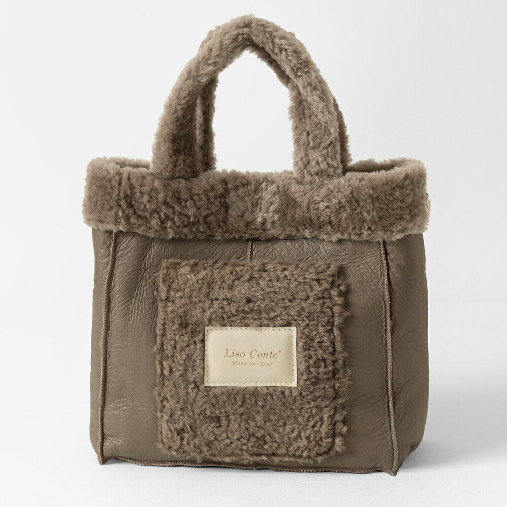 LISA CONTE リサコンテ BRILLA ボアバッグ ムートン