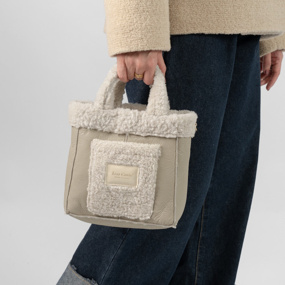 LISA CONTE リサコンテ BRILLA ボアバッグ ムートン