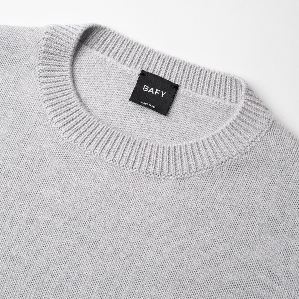 バフィー BAFY 4172 クルーネック ニット 7G メンズ ウール ミドルゲージニット メリノウール ウール100% 7ゲージ セーター ミドルゲージ 長袖 ブランド イタリア クルーネックニット ブラック  ネイビー グレー ピンク 秋 冬 シンプル メンズニット