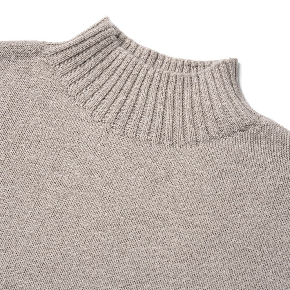 バフィー BAFY 4372 モックネックニット 7G ウール メンズ ミドルゲージニット メリノウール ウール100% 7ゲージ セーター ミドルゲージ 長袖 ニット ブランド ハイネックニット イタリア ハイネック モックネック ブラック  ネイビー グレー アイボリー ベージュ 秋 冬