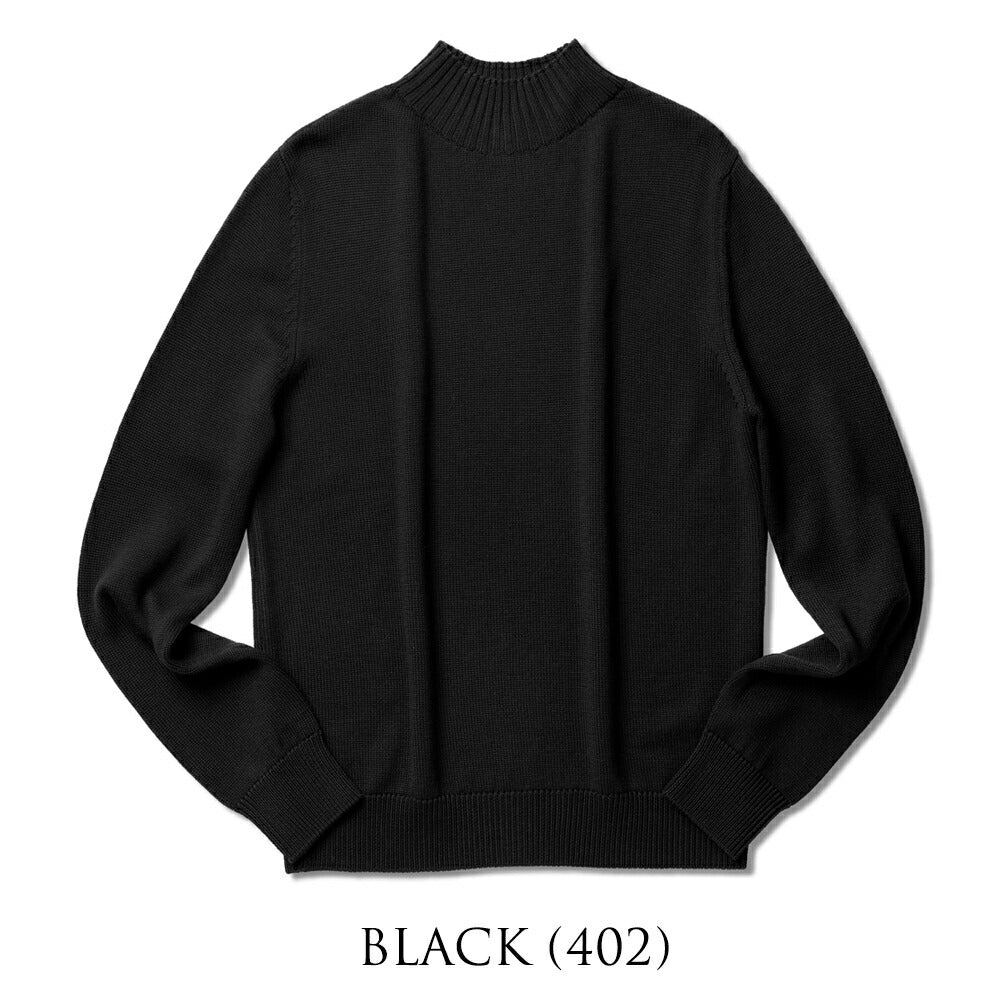 バフィー BAFY 4372 モックネックニット 7G ウール メンズ ミドルゲージニット メリノウール ウール100% 7ゲージ セーター ミドルゲージ 長袖 ニット ブランド ハイネックニット イタリア ハイネック モックネック ブラック  ネイビー グレー アイボリー ベージュ 秋 冬