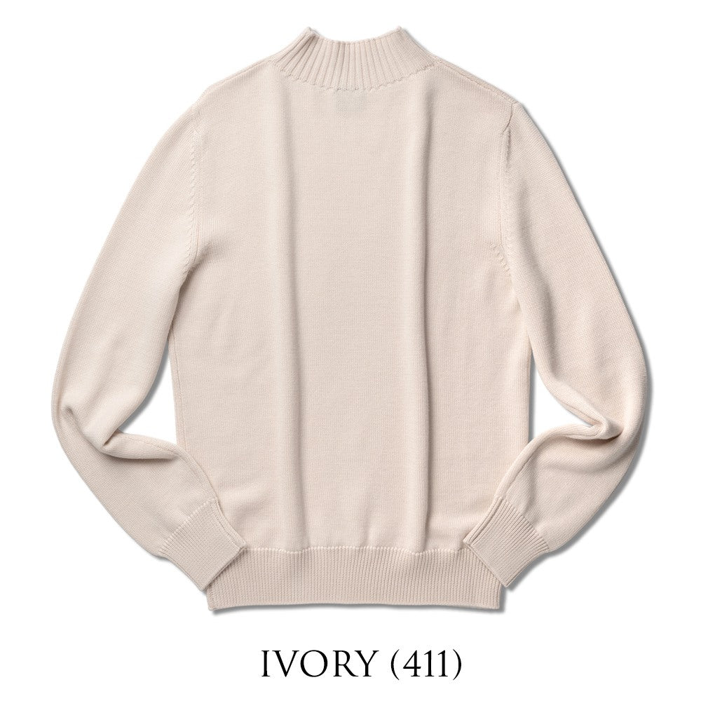 バフィー BAFY 4372 モックネックニット 7G ウール メンズ ミドルゲージニット メリノウール ウール100% 7ゲージ セーター ミドルゲージ 長袖 ニット ブランド ハイネックニット イタリア ハイネック モックネック ブラック  ネイビー グレー アイボリー ベージュ 秋 冬