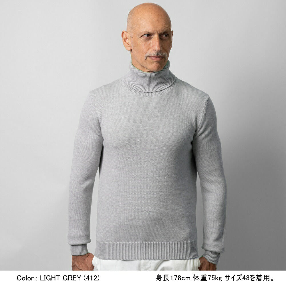 バフィー BAFY 4572 タートルネック ニット 7G ウール メンズ ミドルゲージニット タートルネックニット メリノウール 7ゲージ セーター ミドルゲージ 長袖 タートル ブランド メンズニット イタリア ハイネック 男性 ブラック  ネイビー グレー ピンク カーキ