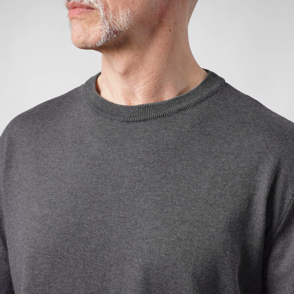 バフィー BAFY ニットTシャツ リラックスフィット 11522   ネイビー グレー ダークグレー 25SS メンズ 夏 半袖 ニット  シャツ サマーニット 薄手 イタリア Tシャツ 25春夏 大人 コットン 綿 無地 ブランド 春 黒 白 紺 トップス 半袖ニット