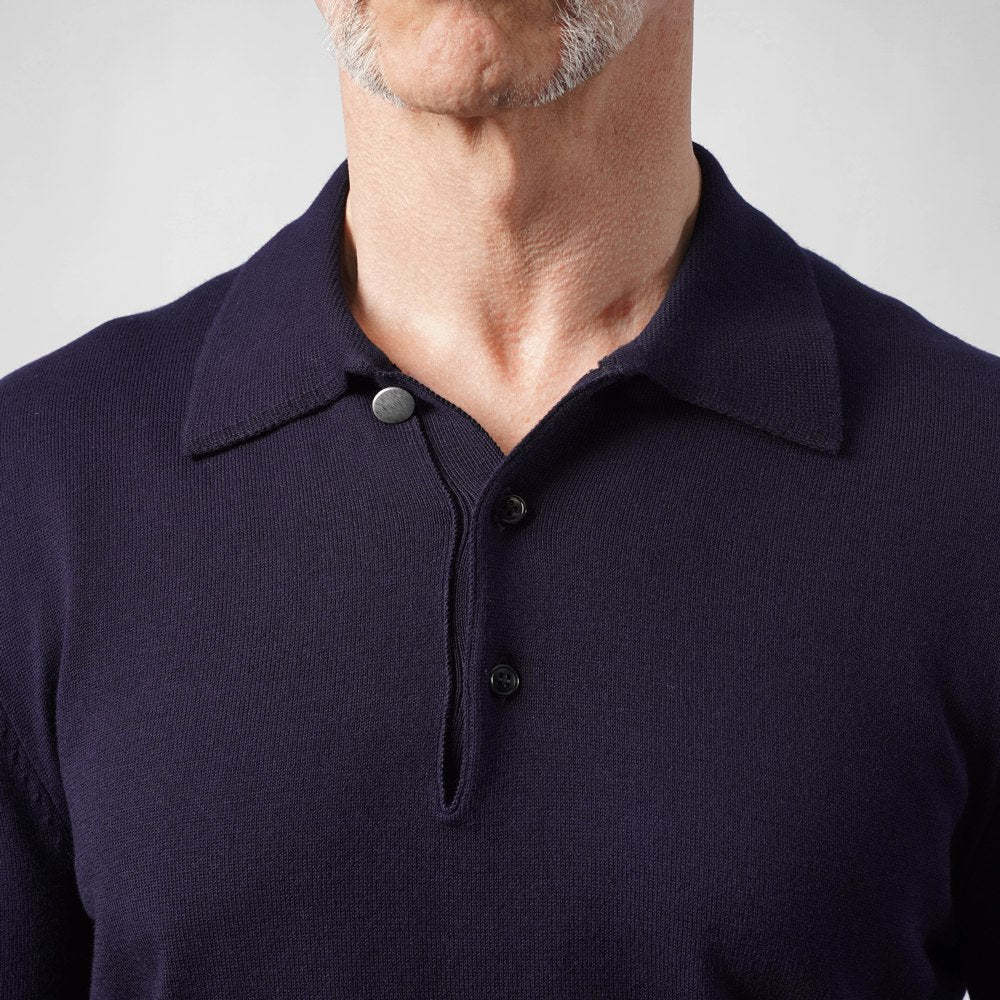 バフィー BAFY ニット ポロシャツ 1604TBM 金ボタン 銀ボタン ブルー ブラック ネイビー オフホワイト グレー カーキ ベージュ 25SS メンズ 夏 半袖 ニット ニットポロ サマーニット 薄手 イタリア Tシャツ 25春夏 大人 コットン 綿 無地 ブランド 春 黒 白 紺 トップス