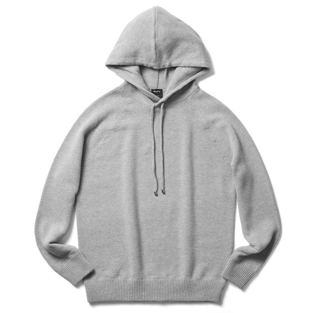 バフィー BAFY 3397STSI ニットフーディ 5G ミドルゲージニット パーカー メンズ ニット トップス ウール メンズニット カジュアル ニット フーディ フード フード付 ブランド イタリア シンプル ブラック ネイビー オフホワイト グレー ベージュ