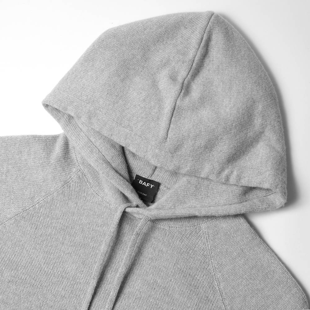 バフィー BAFY 3397STSI ニットフーディ 5G ミドルゲージニット パーカー メンズ ニット トップス ウール メンズニット カジュアル ニット フーディ フード フード付 ブランド イタリア シンプル ブラック ネイビー オフホワイト グレー ベージュ