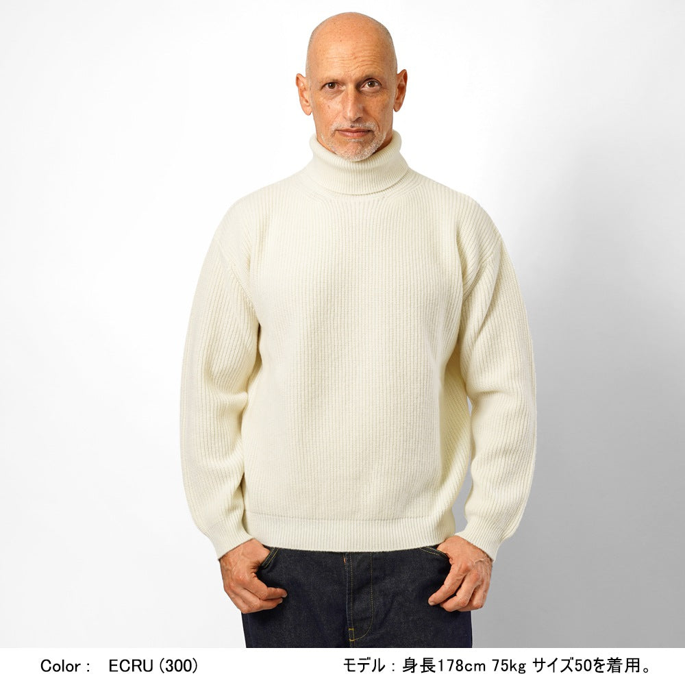 バフィー BAFY 35087 ハイネックニット ウール メンズ ミドルゲージニット リラックスフィット オーバーサイズ メリノウール ウール100% セーター ミドルゲージ 長袖 ニット ブランド イタリア  ブラック  ネイビー グリーン オフホワイト 秋 冬