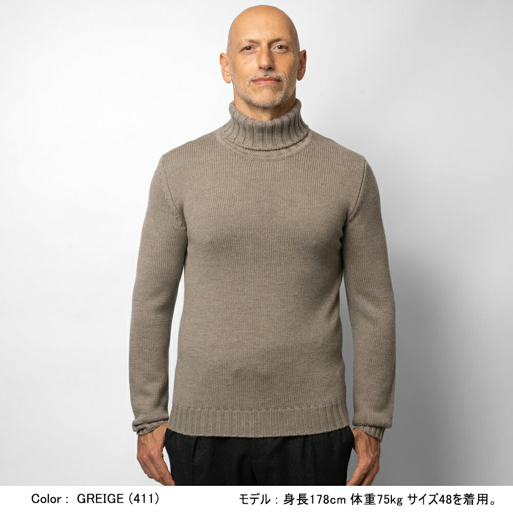 バフィー BAFY 4502 タートルネック ニット 5G ミドルゲージ タートルネックニット タートルネック メンズ イタリア 長袖 タートル ウール100% セーター ブランド ブラック オフホワイト グレー ネイビー メンズタートルネックセーター 秋 冬