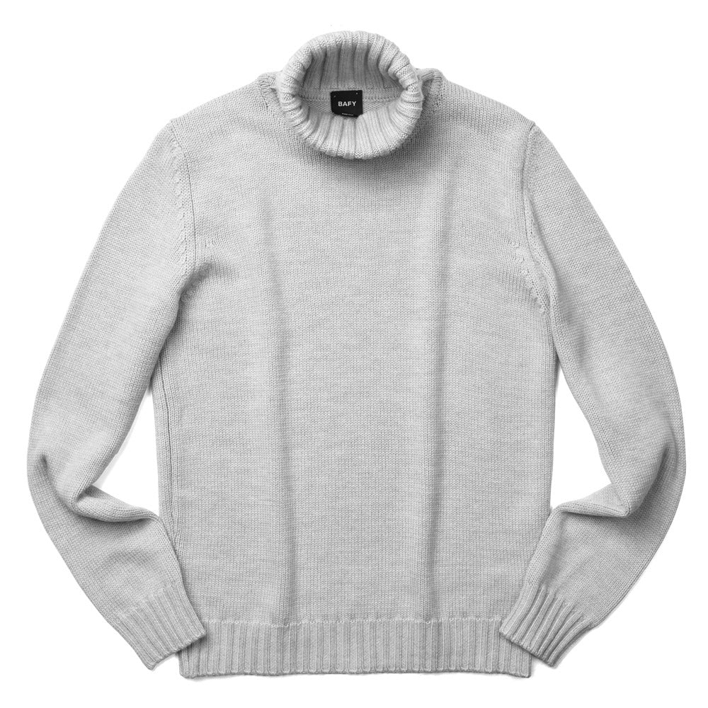 バフィー BAFY 4502 タートルネック ニット 5G ミドルゲージ タートルネックニット タートルネック メンズ イタリア 長袖 タートル ウール100% セーター ブランド ブラック オフホワイト グレー ネイビー メンズタートルネックセーター 秋 冬