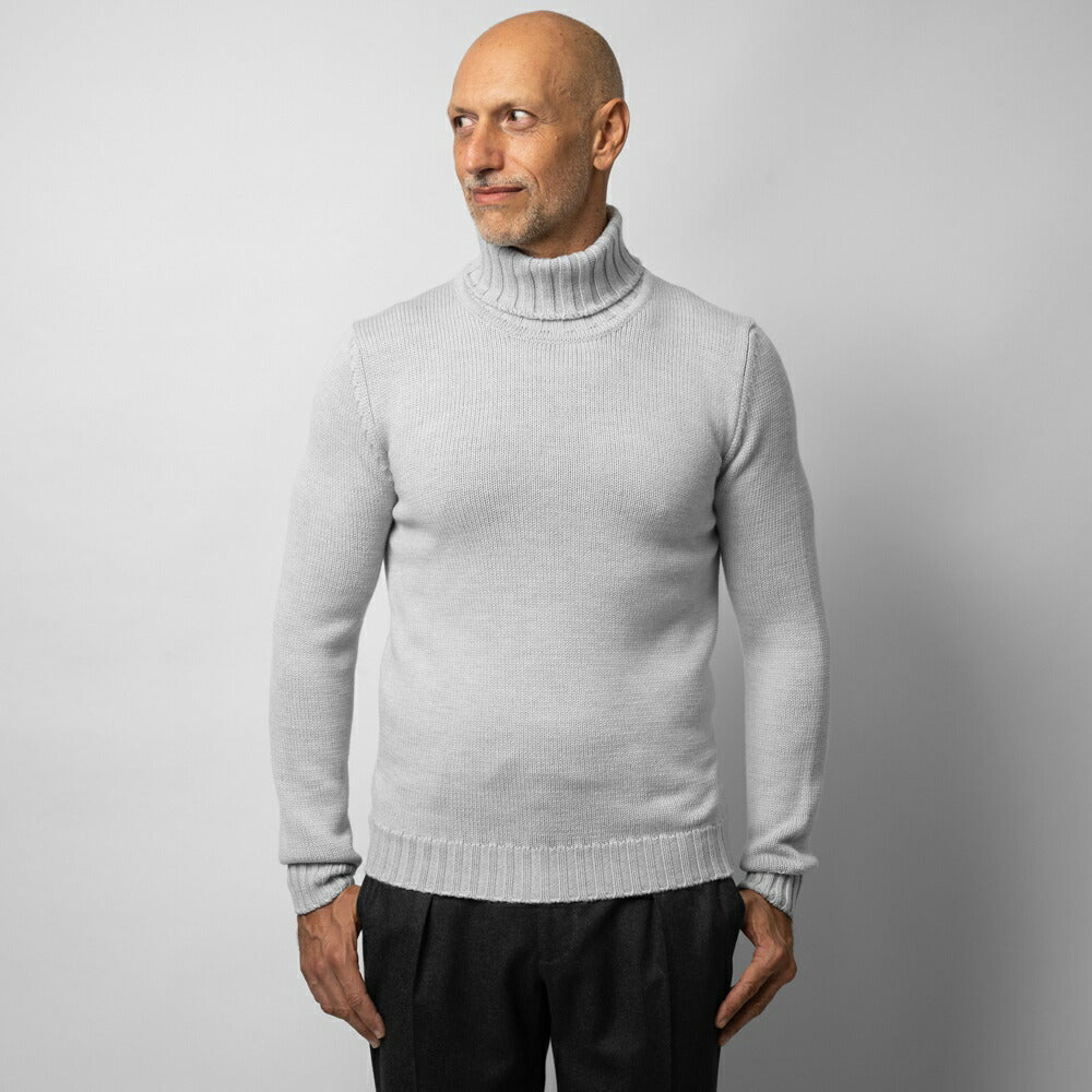 バフィー BAFY 4502 タートルネック ニット 5G ミドルゲージ タートルネックニット タートルネック メンズ イタリア 長袖 タートル ウール100% セーター ブランド ブラック オフホワイト グレー ネイビー メンズタートルネックセーター 秋 冬