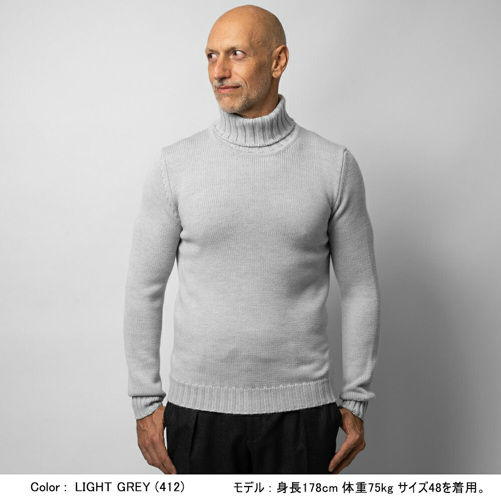 バフィー BAFY 4502 タートルネック ニット 5G ミドルゲージ タートルネックニット タートルネック メンズ イタリア 長袖 タートル ウール100% セーター ブランド ブラック オフホワイト グレー ネイビー メンズタートルネックセーター 秋 冬