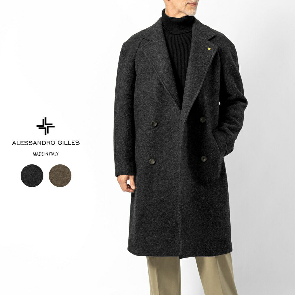 アレッサンドロジレス ALESSANDRO GILLES C507 3621 ダブルブレストコート