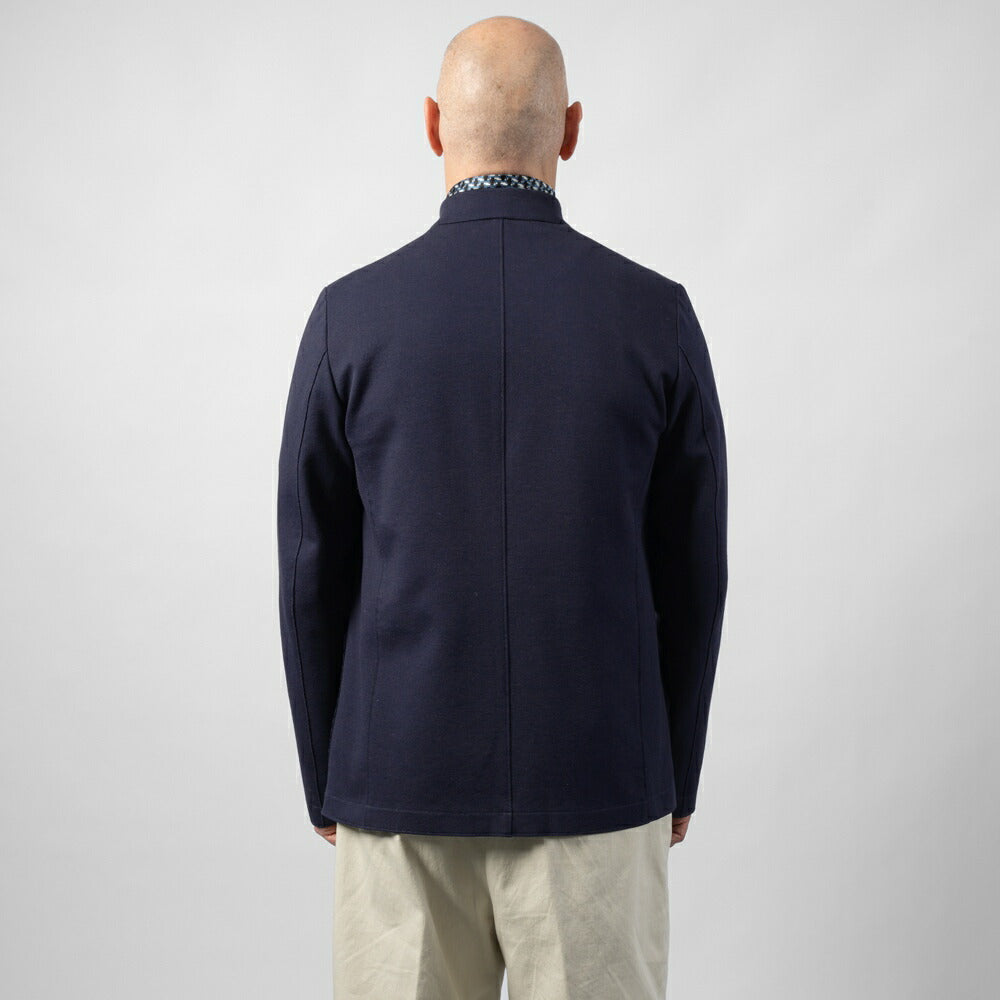 ハリスワーフロンドン HARRIS WHARF LONDON C9427PBR マオカラージャケット ネールジャケット 25春夏 ネイビー カーキグリーン コットン カジュアル モード シンプル メンズ ジャケット アウター ストレッチ インポート イタリア イギリス