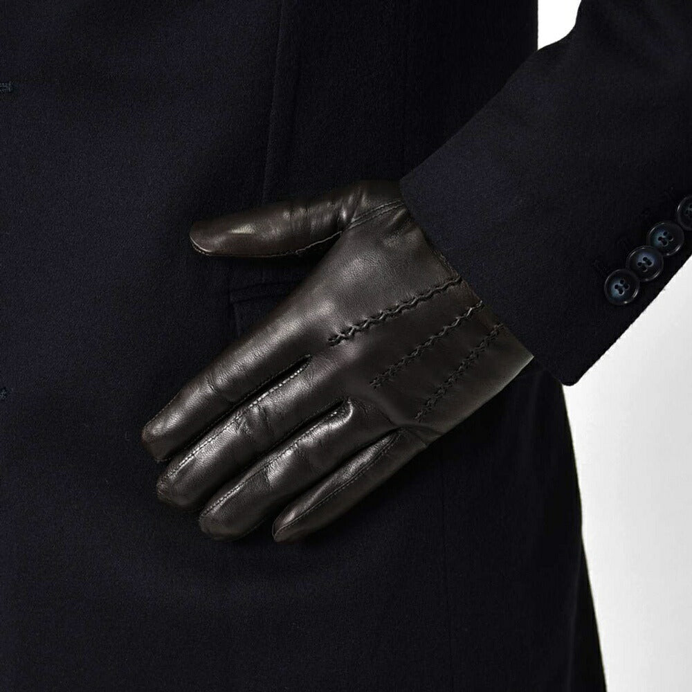 グローブス GLOVES 手袋 レザー グローブ CA060L ブラック ネイビー ブラウン アイボリー オレンジ【ゆうパケット対応】 革 レザー メンズ ブランド 防寒 冬小物 プレゼント