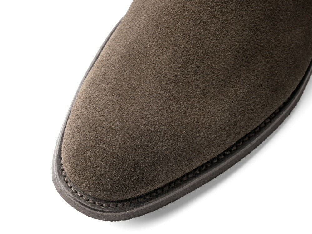 クロケット＆ジョーンズ CROCKETT&JONES サイドゴアブーツ CHELSEA-8 スエード ダークブラウン DARKBROWN LAST341 E メンズ ブーツ 本革 ビジネス イタリア サイドゴア 茶 ブラウン ショートブーツ ブランド