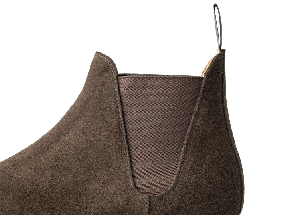 クロケット＆ジョーンズ CROCKETT&JONES サイドゴアブーツ CHELSEA-8 スエード ダークブラウン DARKBROWN LAST341 E メンズ ブーツ 本革 ビジネス イタリア サイドゴア 茶 ブラウン ショートブーツ ブランド