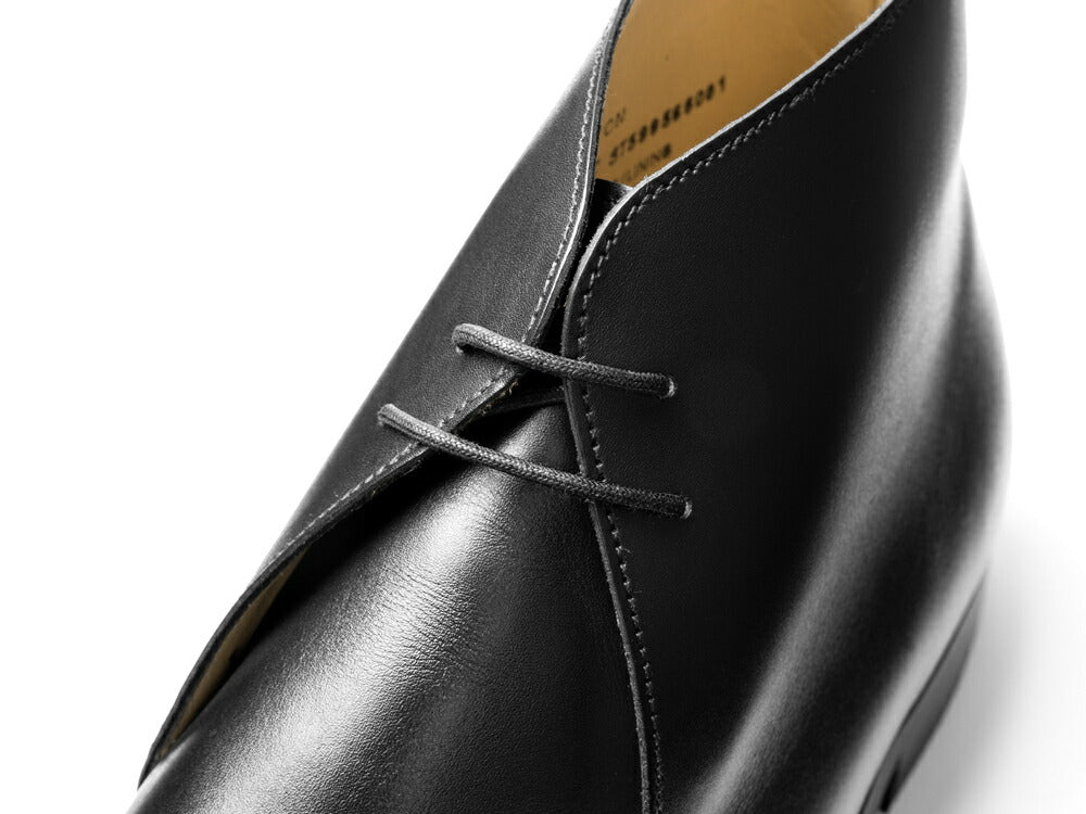 クロケット＆ジョーンズ CROCKETT&JONES チャッカブーツ UPTON カーフレザー ブラック BLACK  LAST379 E メンズ ブーツ 本革 ビジネス イギリスチャッカ 黒 ブラック ショートブーツ ブランド