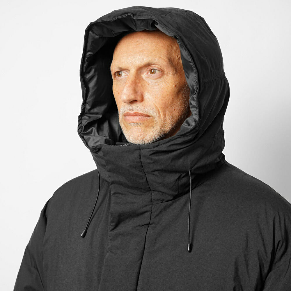 クオ COOR ダウンジャケットブラック 黒 チャコールグレー WATER REPELLENT GOOSE DOWN JUMPER ダウン メンズ フード 撥水加工 メンズダウン ダウンコート ショートダウン メンズダウンジャケット メンズアウター ショート丈 シンプル ブランド 韓国