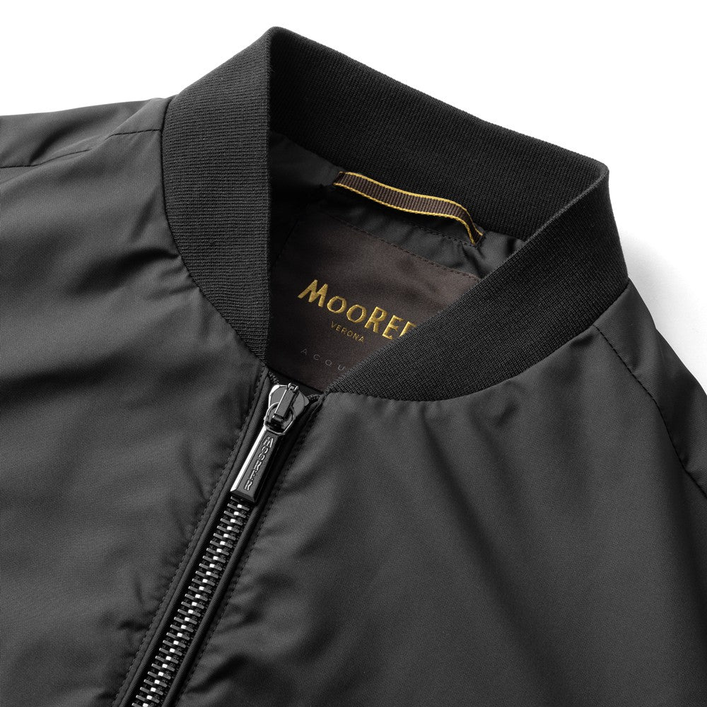 ムーレー MOORER ボンバージャケット CORELLI-WK ma-1 メンズライトアウター ma1 薄手 ブルゾン メンズ コレッリ ミリタリージャケット ライトアウター ブランド ナイロン ミリタリー アウター エムエーワン メンズアウタージャケット NERO ブラック