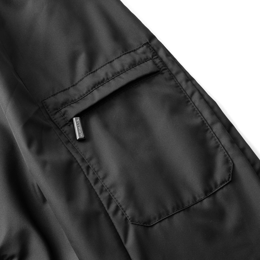 ムーレー MOORER ボンバージャケット CORELLI-WK ma-1 メンズライトアウター ma1 薄手 ブルゾン メンズ コレッリ ミリタリージャケット ライトアウター ブランド ナイロン ミリタリー アウター エムエーワン メンズアウタージャケット NERO ブラック