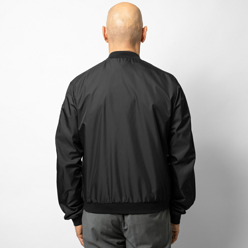 ムーレー MOORER ボンバージャケット CORELLI-WK ma-1 メンズライトアウター ma1 薄手 ブルゾン メンズ コレッリ ミリタリージャケット ライトアウター ブランド ナイロン ミリタリー アウター エムエーワン メンズアウタージャケット NERO ブラック