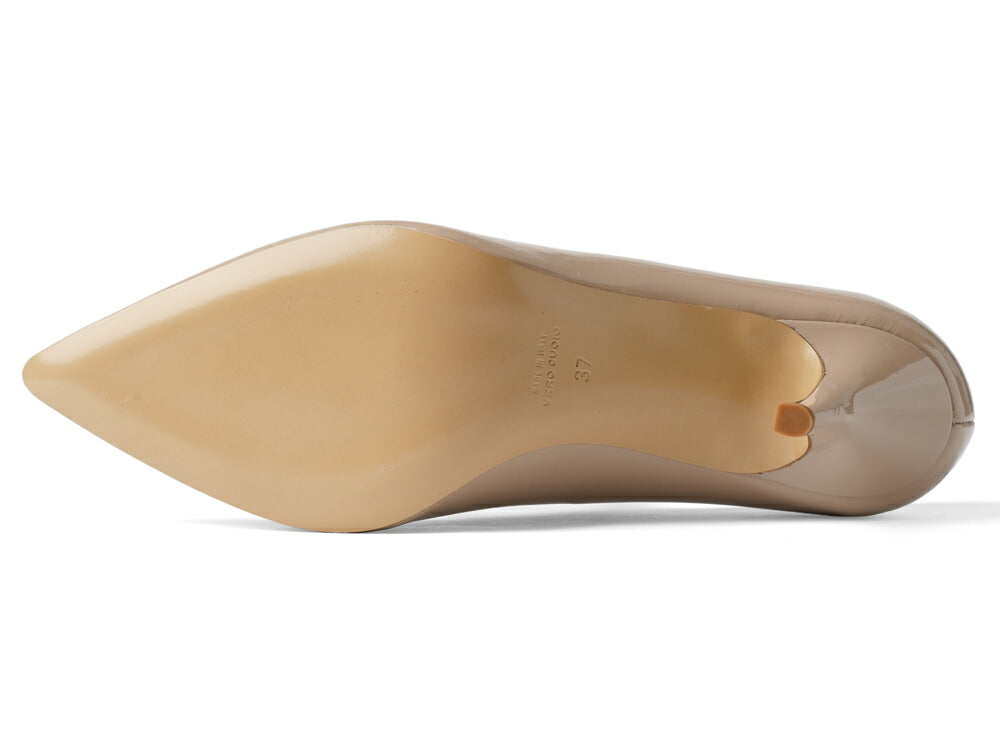 コルソローマ 9 CORSO ROMA 9 パンプス 127 エナメル BEIGE ベージュ コルソローマノーベ ポインテッドトゥパンプス ポインテッドトゥ ハイヒール 長時間 疲れない 低反発 フォーマル 結婚式 通勤 エナメルパンプス ポインテッドパンプス