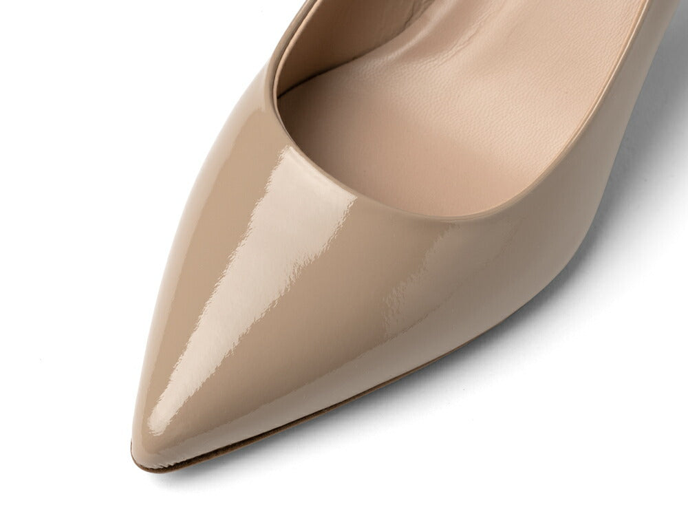 コルソローマ 9 CORSO ROMA 9 パンプス 127 エナメル BEIGE ベージュ コルソローマノーベ ポインテッドトゥパンプス ポインテッドトゥ ハイヒール 長時間 疲れない 低反発 フォーマル 結婚式 通勤 エナメルパンプス ポインテッドパンプス