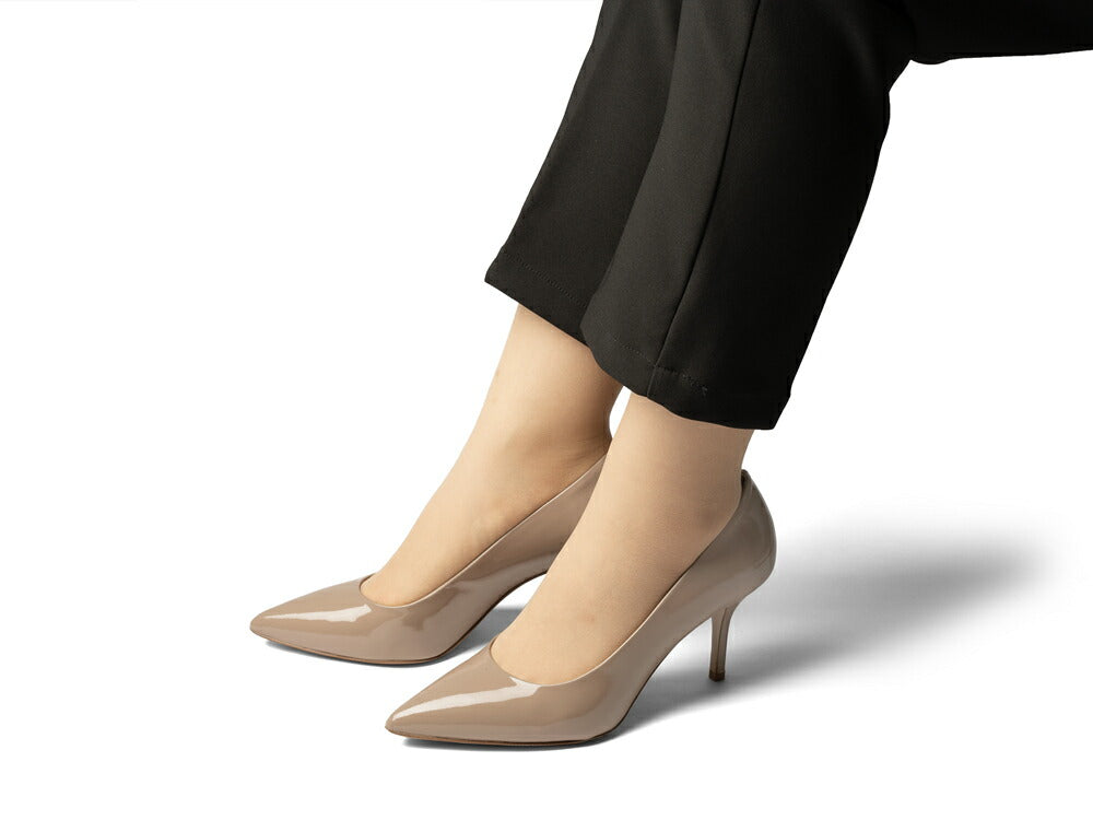コルソローマ 9 CORSO ROMA 9 パンプス 127 エナメル BEIGE ベージュ コルソローマノーベ ポインテッドトゥパンプス ポインテッドトゥ ハイヒール 長時間 疲れない 低反発 フォーマル 結婚式 通勤 エナメルパンプス ポインテッドパンプス