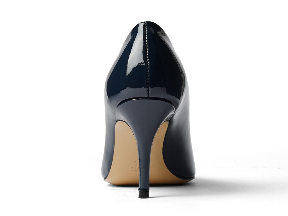 コルソローマ 9 CORSO ROMA 9 パンプス 127 エナメル BLU ネイビー コルソローマノーベ ポインテッドトゥパンプス ポインテッドトゥ ハイヒール 長時間 疲れない 低反発 フォーマル 結婚式 通勤 エナメルパンプス ポインテッドパンプス