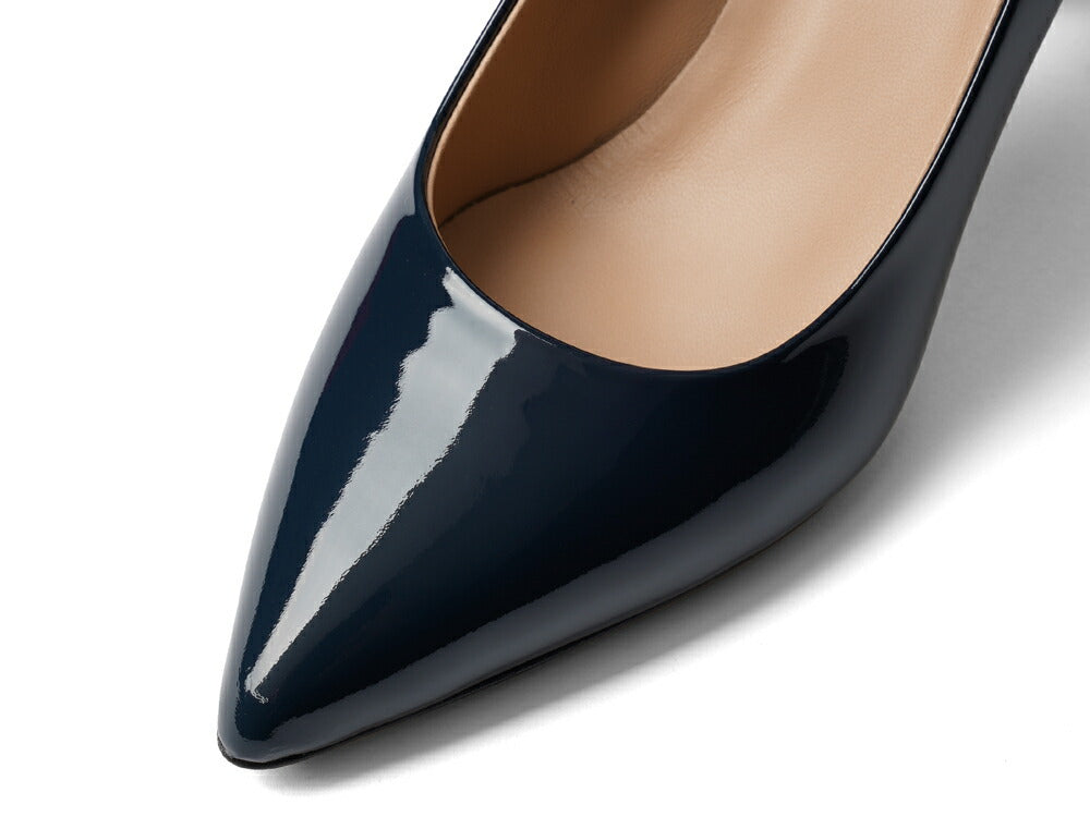 コルソローマ 9 CORSO ROMA 9 パンプス 127 エナメル BLU ネイビー コルソローマノーベ ポインテッドトゥパンプス ポインテッドトゥ ハイヒール 長時間 疲れない 低反発 フォーマル 結婚式 通勤 エナメルパンプス ポインテッドパンプス