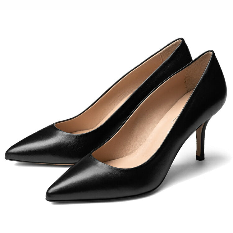 コルソローマ 9 CORSO ROMA 9 パンプス 127 レザー ブラック コルソローマノーベ ポインテッドトゥパンプス ポインテッドトゥ ハイヒール 長時間 疲れない 低反発 フォーマル 結婚式 通勤 レザーパンプス ポインテッドパンプス ハイヒールパンプス