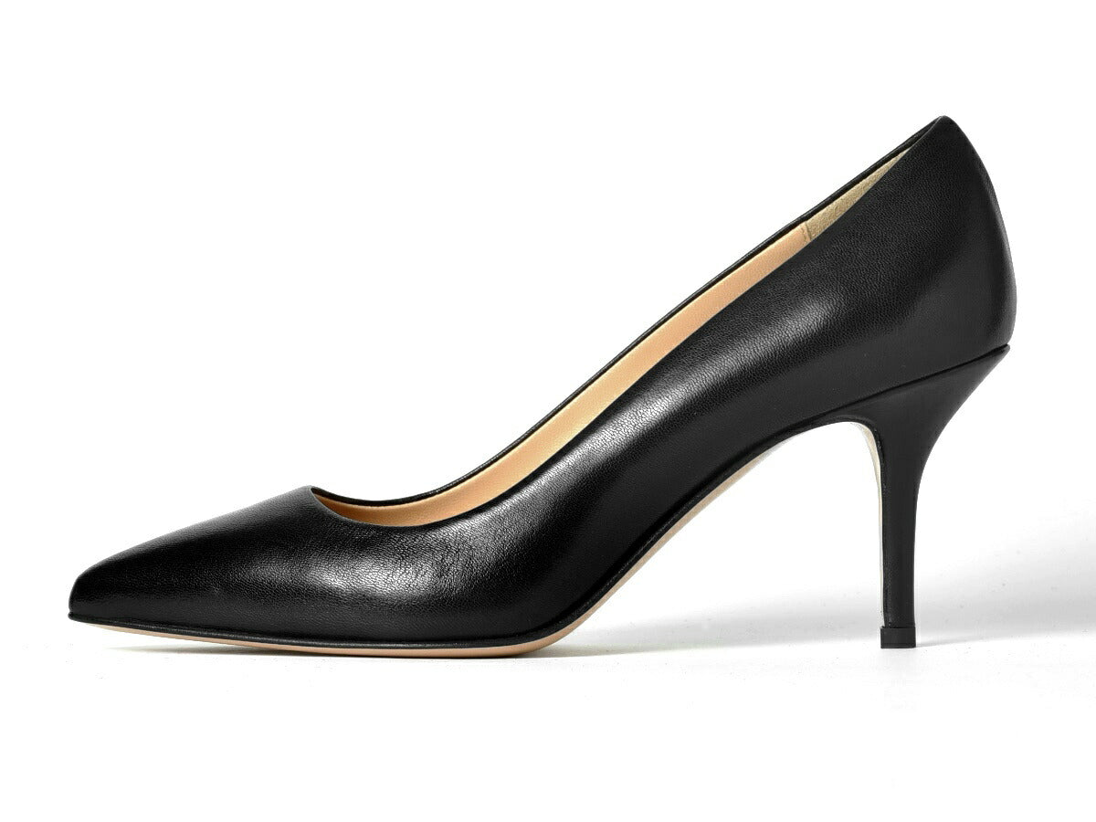 コルソローマ 9 CORSO ROMA 9 パンプス 127 レザー ブラック コルソローマノーベ ポインテッドトゥパンプス ポインテッドトゥ ハイヒール 長時間 疲れない 低反発 フォーマル 結婚式 通勤 レザーパンプス ポインテッドパンプス ハイヒールパンプス