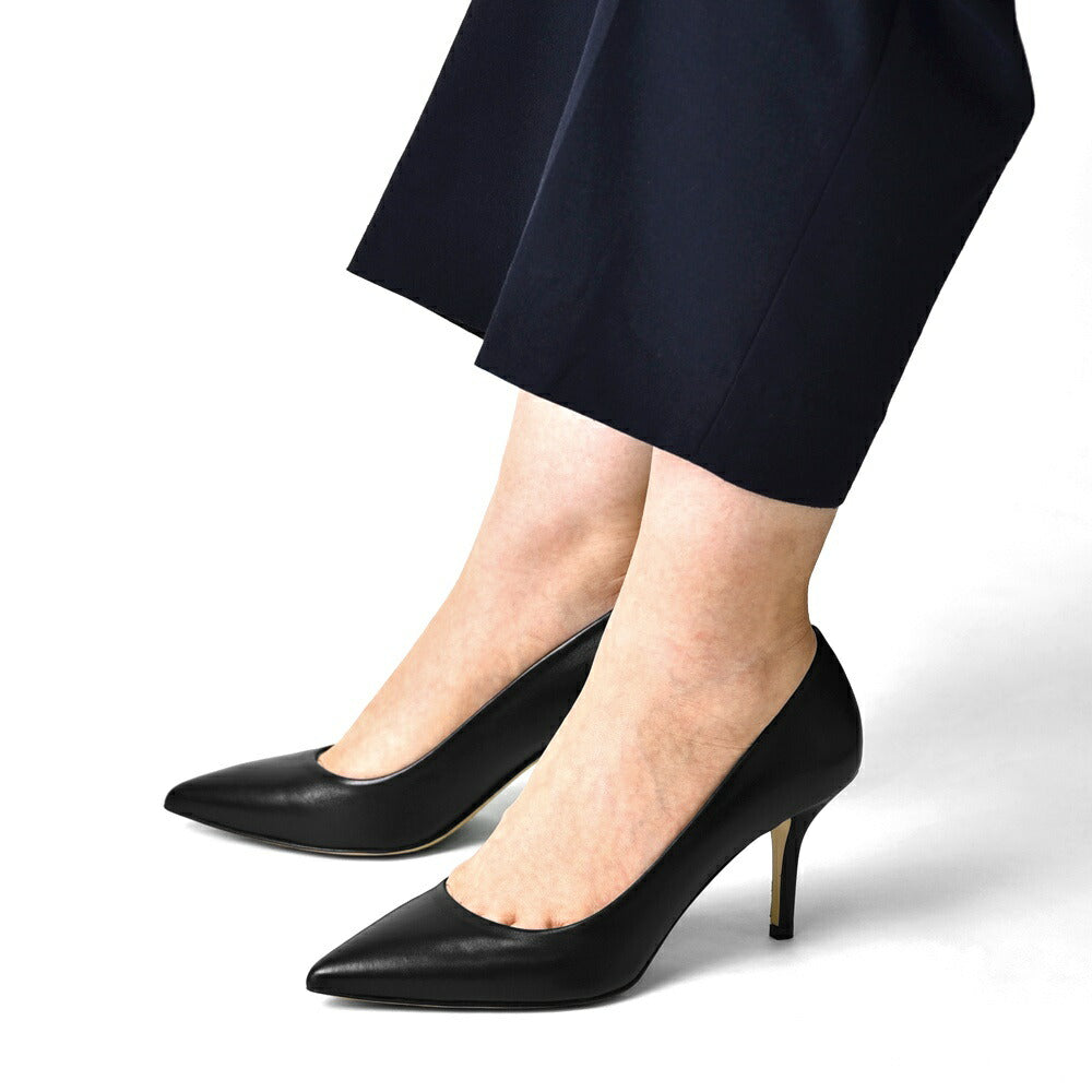 コルソローマ 9 CORSO ROMA 9 パンプス 127 レザー ブラック コルソローマノーベ ポインテッドトゥパンプス ポインテッドトゥ ハイヒール 長時間 疲れない 低反発 フォーマル 結婚式 通勤 レザーパンプス ポインテッドパンプス ハイヒールパンプス