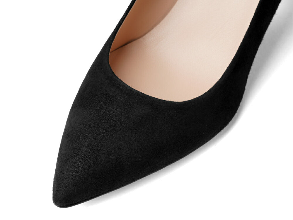 コルソローマ 9 CORSO ROMA 9 パンプス 127 スエード ブラック コルソローマノーベ ポインテッドトゥパンプス ポインテッドトゥ ハイヒール 長時間 疲れない 低反発 フォーマル 結婚式 通勤 スエードパンプス ポインテッドパンプス