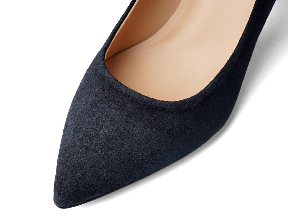 コルソローマ 9 CORSO ROMA 9 パンプス 127 スエード BLU ネイビー コルソローマノーベ ポインテッドトゥパンプス ポインテッドトゥ ハイヒール 長時間 疲れない 低反発 フォーマル 結婚式 通勤 スエードパンプス ポインテッドパンプス